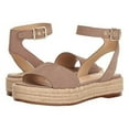 thumbnail image 2 of Vince Camuto Delindan Taupe Suede Ankle Strap Flatform Espadrille Sandal DUSTY MINK (7.5, DUSTY MINK), 2 of 2