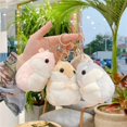 thumbnail image 1 of 10cm Hamster doll keychain pendant doll hamster cute backpack doll plush ins bag pendant school bag pendant310cm He Qiyong unisex, 1 of 1