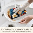 thumbnail image 7 of 6 Pcs Funny Kitchen Towels,Pioneer Flower Floral Print Pattern Microfiber Dish Towels,Kitchen Tea Towels,Kitchen Towel Set (18" X 26"), 7 of 7