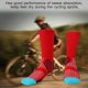 thumbnail image 2 of Calcetines deportivos para exteriores de diseño unisex transpirables de color rojo para ciclismo, carrera y escalada, 2 of 8