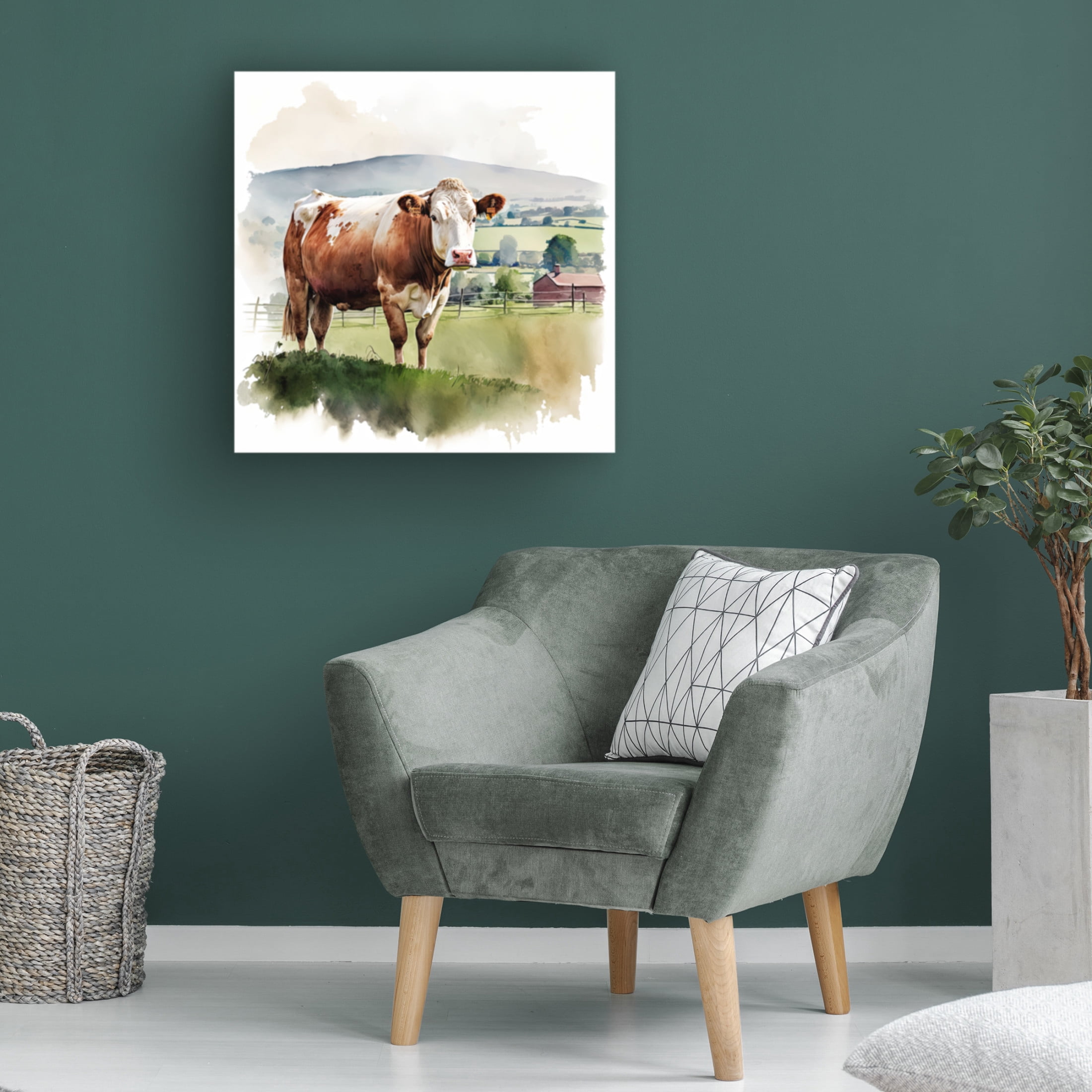 Canvas Wall Art - The Golden Valley 'Herefordshires Finest' Wall Art for Living Room, Bedroom, or Office Décor by Trademark Fine Art - 18 x 18 Inches