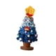 thumbnail image 2 of Árbol de Navidad artificial pequeño regalo de Navidad crochet para decoración de cocina invierno azul, 2 of 9