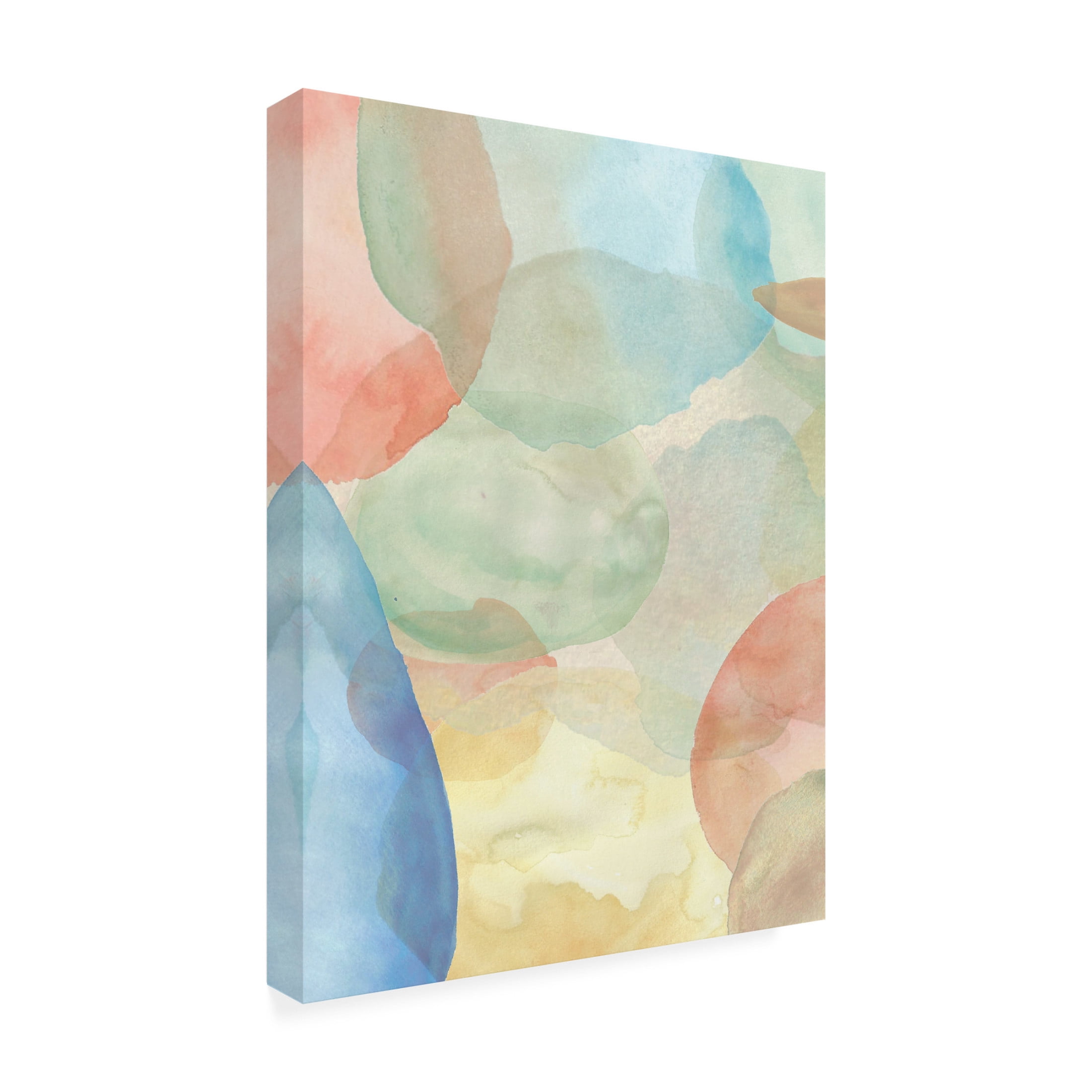 Canvas Wall Art - Maliq 'Candy Clouds' Wall Art for Living Room, Bedroom, or Office Décor by Trademark Fine Art - 18 x 24 Inches