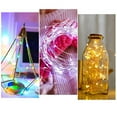 thumbnail image 4 of VONKY 100 LED Cabinet Strip 2Meter Sensor Day and Night Light Battery Powered LED Christmas Party Decor Light Colorful, 4 of 4