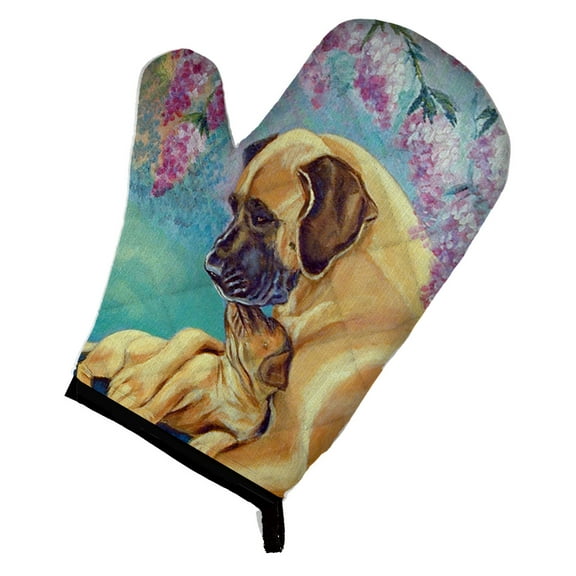 Great Dane and puppy Oven Mitt