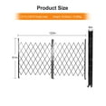 thumbnail image 3 of Luku Double Folding Security Gate, 61" H x 122" W Flexible Expanding Security Gate, Folding Driveway Door Gate, Aluminum Security Gate, 360°Rolling Barricade Gate, Scissor Gate or Door, 3 of 8