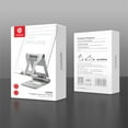 thumbnail image 3 of Tablet Holder Desktop Tablet Adjustable Stand Aluminum Alloy Foldable Mount for Home Office, 3 of 10