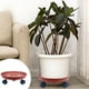 thumbnail image 1 of Soporte de plástico con ruedas para macetas | Carrito para macetas con ruedas giratorias | Soporte móvil para plantas de interior y exterior, 1 of 6