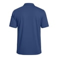 thumbnail image 3 of GrmtClth Men's Quick Dry Polo Shirt Short Sleeve Lightweight Breathable Performance Outdoor Golf Sport Active Tops Dark Blue L, 3 of 4
