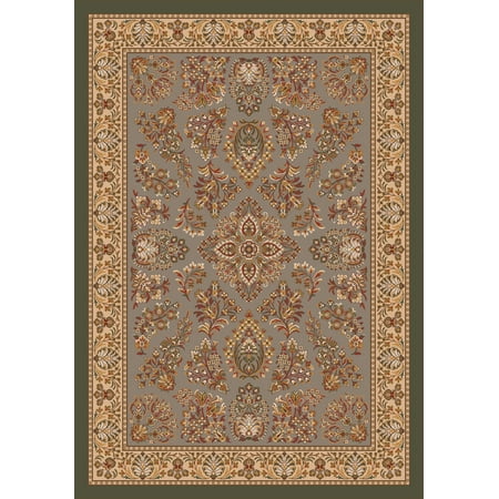 Milliken Pastiche Area Rug HALKARA AUTUMN FOREST Halkara Autumn Forest Floral Blossoms ( Round) Size 3’10”x5’4”