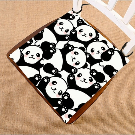 

ECZJNT Cute Panda seat pad chair pads seat cushion 20x20 Inch