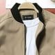 thumbnail image 3 of Chaquetas Hanzidakd, abrigos para hombre, invierno, otoño, manga larga, color sólido, cuello alto, bolsillo con cremallera completa, ligeras, gabardinas sueltas, cárdigan informal, tops, 3 of 6