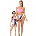 thumbnail image 4 of Mother Daughter Swimsuit Family Matching Swimwear Mommy and Me Bathing Suits Bikini Set, 4 of 7