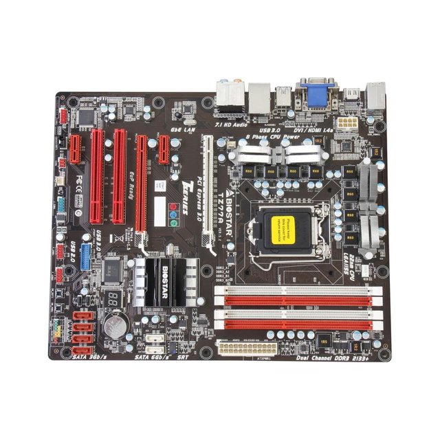 Placa madre Biostar TZ77A LGA 1155 Intel Z77 DDR3 ATX usada