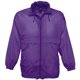 thumbnail image 1 of SOLS-  Cortavientos/Chaqueta fina Impermeable unisex - Modelo Surf (Lila oscuro), 1 of 3