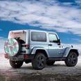 thumbnail image 7 of Rv Spare Tire Cover 15 inch - Flamingo print Tire Covers for Trailers, Adjustable Camper Spare Tire Cover, 7 of 7