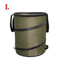 thumbnail image 4 of Redempat OxfordCloth Reusable Leaf Bags With Built-In Spring For Quick Opening Dumpster Bags Leaf Garbage Bin Green,30Gallons L, 4 of 6