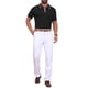 thumbnail image 2 of CAMISA POLO DE PUNTO PARA HOMBRE INSPIRE CHIC CON HEMBROS RIBETEADOS Y MANGAS CORTAS, TEXTURIZADA, TALLA XL, NEGRO, 2 of 6