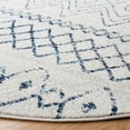 thumbnail image 4 of SAFAVIEH Madison Hannah Geometric Area Rug, Ivory/Navy, 4' x 4' Round, 4 of 8