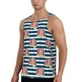 Cauagu Popcorn Print Men's Sleeveless Muscle Shirts,Tank Tops Quick Dry