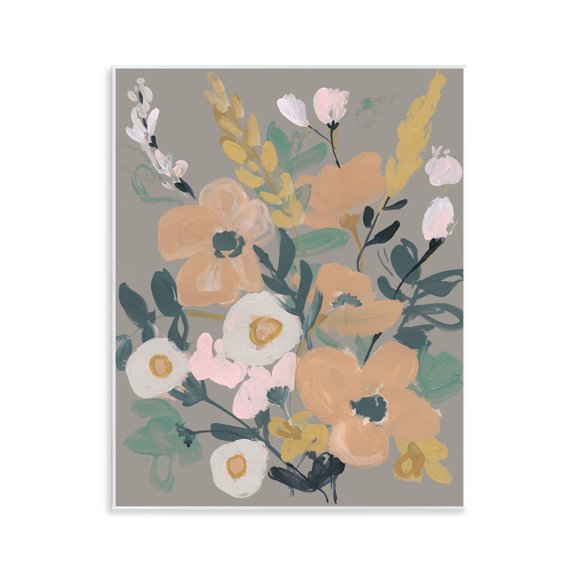 Stupell Industries Modern Wildflower Collage Botanical & Floral Painting Unframed Art Print Wall Art, 11 x 14