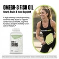 thumbnail image 4 of NutraBio Omega 3 Fish Oil Supplements, 2,000mg, 400 Softgels - EPA DHA Omega 3 Fatty Acid Supplement to Help Support a Healthy Heart, 4 of 8