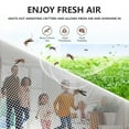 thumbnail image 3 of Magnetic Screen Door,Easy Install Window Screen for 34x82 inch,Upgraded Mesh Self Sealing Closure No Gap,Hands Free Screen Door Mesh-White, 3 of 9