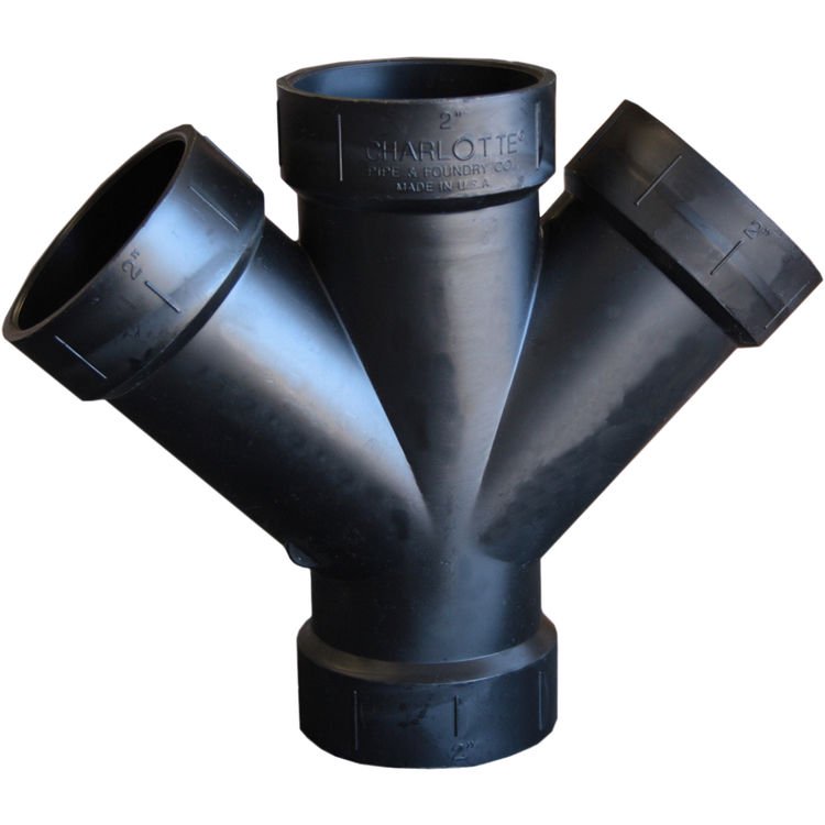 2 Inch ABS Double Wye, ABS Construction