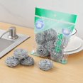 thumbnail image 4 of Stainless Steel Scrubber Scrubbing Scouring Pad Sponges Clean Pot Pan and Broiler Rack Steel Wool for Kitchen Bathroom (12Pcs Metal Scrubber), 4 of 9