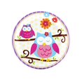 thumbnail image 1 of BirthdayExpress Owl Blossom Party Supplies - Dessert Plates (8), 1 of 1