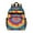 Colorful Rainbow Tie-2, variant on Blue White Tie Dye Wave Pattern Backpack for School,Cute School Bag,Schoolbag with Adjustable Shoulder Straps & Padded Back,15.25"x11.5"x5.25"