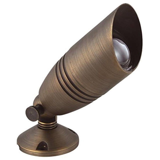 Elitco Lighting C029L 8,5 x 3 Po. Projecteurs Paysagers - Laiton Antique