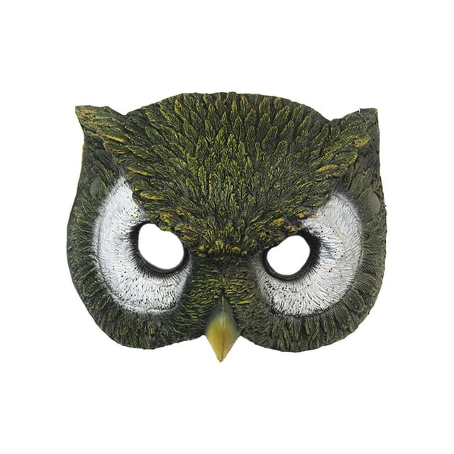 Máscaras de Búho Salvador Máscara de ojos cosplay Decoración Animal media cara para adultos