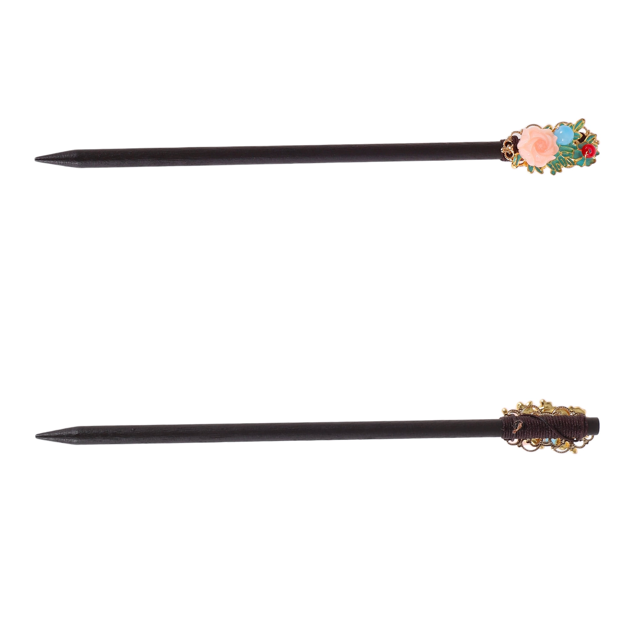 Unique Bargains Retro Style Hair Chopstick 1 Pc Black, Blue, Pink