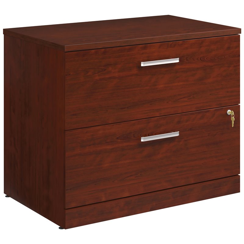 Sauder Affirm Lateral File (Assembled) in Classic Cherry