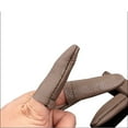 thumbnail image 2 of MYG Leather Finger Cots Thumb Guard Thimble Sleeve For Finger Protection Tool, 2 of 9