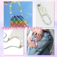 thumbnail image 6 of 4Pcs 4 Style Acrylic Beaded Bag Straps with Alloy Spring Gate Rings Bag Replacement Accessories Mixed Color 262mm and 302x26mm 1pc/style, 6 of 6