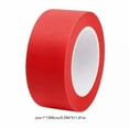 thumbnail image 3 of CCOCC 2026 New 2 Inch Wide Masking Tape, Black Painters Tape, Multi-Use Tape for Home Wall Painting, Building, School Stationery, Labeling, Edge Finishing, 2 Inches X 55 Yards (Red), 3 of 6