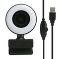 thumbnail image 2 of Webcam with Ring Light, Web Camera Easy To Use  for Live Streaming for Web-based Teaching for Video Chat, 2 of 7