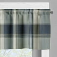 thumbnail image 3 of Ambesonne Plaid Valance Pack of 2, Classic Buffalo Tartan Lines, 42"X18", Purpleblue Grey Yellow, 3 of 5