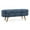 Dark Blue, variant on EBQOSK Entryway Oval Ottoman Storage Bench with Safety Hinged Lid, Multi-Functional Breathable Linen Fabric Upholstered Bench Seat with Rubber Wood Legs Footrest for Living Room Bedroom Brown