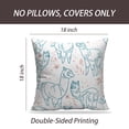 thumbnail image 2 of LALILO Throw Pillow Covers With Cute Doodle And Flowers Tender Cushion Cover 18" x 18", 2 Pack, 2 of 6