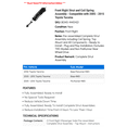 thumbnail image 2 of Front Right Strut and Coil Spring Assembly - Compatible with 2005 - 2015 Toyota Tacoma 2006 2007 2008 2009 2010 2011 2012 2013 2014, 2 of 2