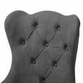 thumbnail image 5 of Baxton Studio Fabre Dining Chair, Set of 2, Grey, 5 of 10