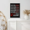 thumbnail image 4 of IDEA4WALL Framed Canvas Print Inspirational Watch Your Thoughts Motivational Quote Illustrations Wall Art Contemporary Relax/Calm Artwork for Living Room, Bedroom, Office - 24"x36" WHITE, 4 of 5