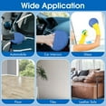 thumbnail image 6 of 10 Pack Wax Applicator Pads, Microfiber Applicator Pad with Finger Pocket, Foam Car Wax Applicator Pad for Car Cleaning and Polishing (Blue), 6 of 6