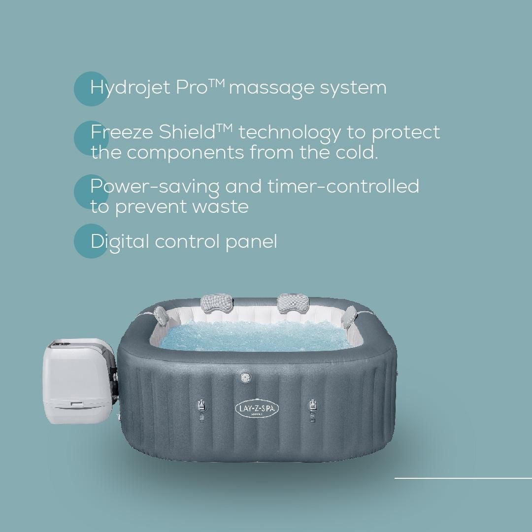 Spa gonflable SaluSpa® Hawaii Smart HydroJet Pro™ pour 4 à 6 personnes