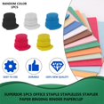thumbnail image 3 of 1pcs de Bureau de Base Sans Agrafeuse Papier Liant Trombone, 3 of 8