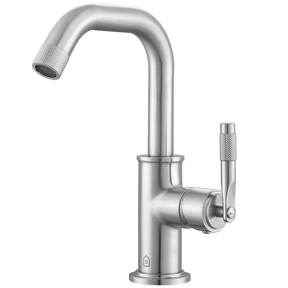 Ancona Industria Series Single Lever Bathroom Faucet in Brushed Nickel