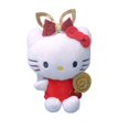 thumbnail image 2 of 10 cm caramelo de Navidad Hi Kitty juguete de peluche llavero cinta Halo Kitty muñeco de peluche corazón Kt juguetes de peluche de gato My Kitty muñeco de peluche, 2 of 4